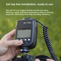 Flash annulaire macro Godox MF-T76C/N/S pour photographie et travaux dentaires - Compatible avec les reflex numériques // Portable, externe, TTL automatique