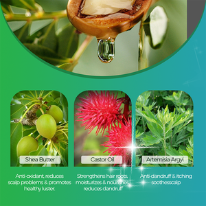 Personalizzato naturale nutriente liscio crespo controllo burro di karité ricciolo per la cura dei capelli Shampoo e balsamo - Product Image 4