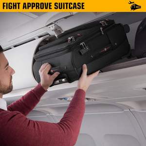 <span class=keywords><strong>Valise</strong></span> Imperméable Oxford Durable avec Roues Détachables et Fermeture Éclair Extensible – Tailles 20'', 22'', 24'', 26'', 28'' - Product Image 6