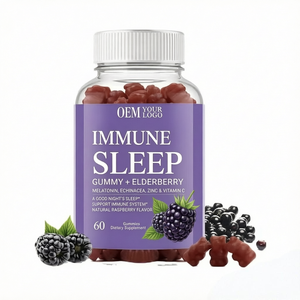 OEM Private Label Adult Night Sleep Assist <b>Gummy</b> <b>Candy</b> Helps Deep Sleep with Melatonin Echinacea Zinc & Vitamin C - Product Image 1