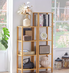 Estante de almacenamiento de bambú de esquina de 3 niveles, estante de inodoro multifuncional para baño, sala de estar, vajilla y herramientas, técnicas de laca - Product Image 4