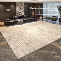 Alfombra de Salón de Estilo Italiano, Ligera y Lujosa, de Imitación de Cachemira, Impermeable, Resistente a las Manchas, Transpirable, Lavable, Moderna