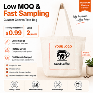 Borsa Tote in Tela Personalizzata Stampata - Borsa Estetica in Tela Personalizzata per Donne, Stampa con MOQ Basso (1 Pezzo) per Merchandising e Regali - Product Image 1