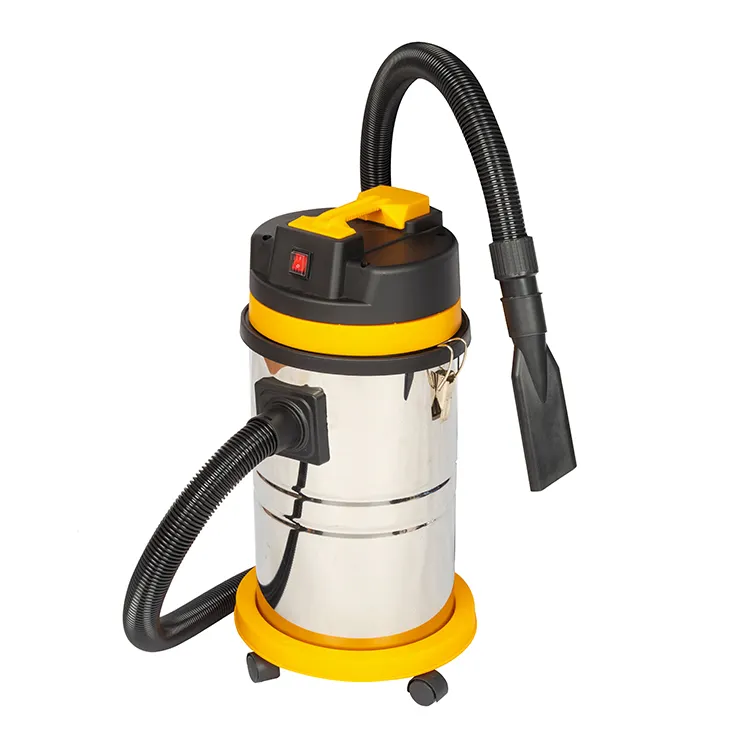 Aspirateur industriel professionnel avec roue, appareil à main sans sac, fonction sec et humide, fabriqué en chine, 30l, pa