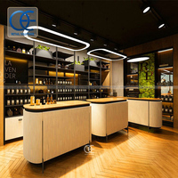 Usine vitrine étagères de vente au détail parfum magasin support modèles luminaire parfum présentoir armoire de parfum nervuré