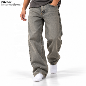 Wholesale mens <b>embroidered</b> denim <b>jeans</b> Custom mens <b>embroidered</b> denim <b>jeans</b> Denim <b>jeans</b> Streetwear Low MOQ - Product Image 2