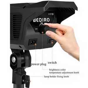 Équipement photographique Real Power 100W, studio photo, vidéo en direct, salon de beauté, vlog, conférence, lumière LED COB photo - Product Image 3