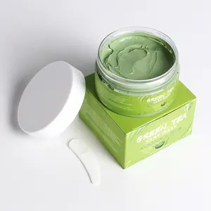 Chinese Clay Mask Free sample Green Tea Extra Clean Face Oil Control Solid Mask Pulls Out Blackheads Acne Green Tea In Mask