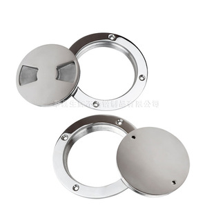 Couvre-trou de pont brillant en acier inoxydable 316, 3-6 pouces, quincaillerie marine - Product Image 3