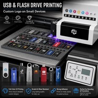 Nouvelle imprimante d'étiquettes hybride automatique à encre UV 6090 avec têtes I1600/I3200 (2 têtes) pour étiquettes photo transparentes
