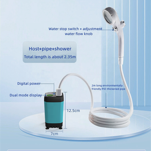 Портативный Электрический душевой насос 4500/6000/7800 мАч - Product Image 5