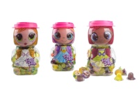 MINICRUSH gelée de fruits jouet pot fille confiserie en forme de fruits gelée bonbons pour princesse