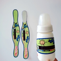 Suministros de Etiquetas Adhesivas para Termómetro de Diseño Personalizado, Termómetro para Biberones de Leche para Bebés