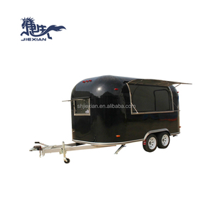 High End Stainless Steel Food Trailer Luxury Bread Cart Sweet Snack Pastry Candy Food Truck For Night Market Snacks - Product Image 4