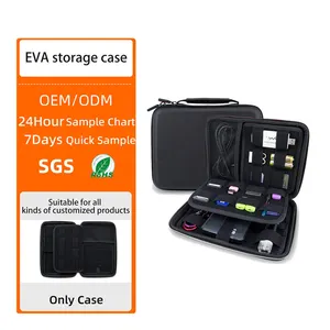 Waterproof EVA Carrying Tool Cases For Electronic Custom Hard Shell Storage Case With Handle For Travel