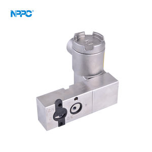 SSMN561T6-08 NPPC baja tahan karat merek SUS316 tahan ledakan 1/4 tipe Namur katup Solenoid Manual bagian pneumatik kepala tunggal - Product Image 2