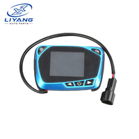 Contrôleur LCD universel pour chauffage diesel avec télécommande bleue 5 touches pour moniteur de chauffage d'air de voiture et camion