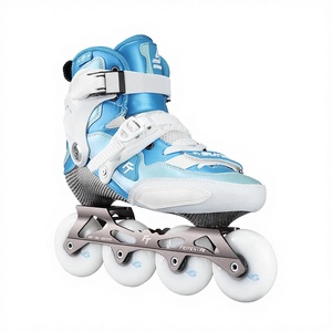 Patins à roulettes en fibre de carbone OEM professionnels, réglables, légers, pour slalom, course et freestyle, pour enfants, avec rembourrage de protection - Product Image 6