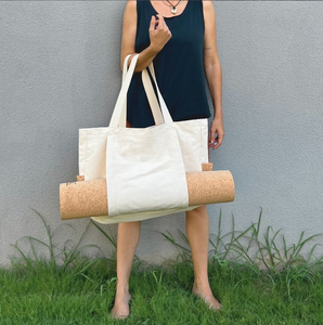 Bolsa de Lona para Yoga y Compras, de un Solo Hombro, para Guardar Esterillas de Yoga y Accesorios de Gimnasio - Product Image 2