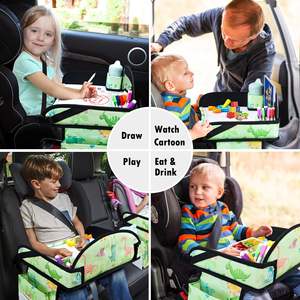 Échantillon gratuit Plateau de siège auto personnalisé pour tout-petits Nouveau Organisateur de voyage pour enfants Table de siège auto pratique pour enfants - Product Image 4