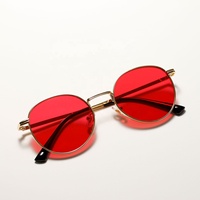 Vente en gros de créateurs de mode lunettes de soleil pour femmes lunettes de soleil circulaires pour hommes pas chères lunettes de soleil classiques rondes en métal