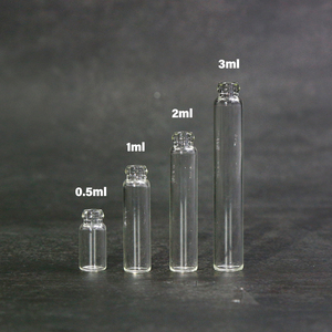 Tùy chỉnh 1ml 1.5ml 2ml 2.5ml 3ml bóng Stopper ống thủy tinh nhỏ lọ nước hoa mẫu thử nghiệm Ống chai với bóng Stopper - Product Image 3