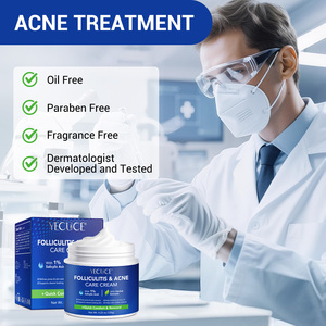 YECUCE 120g Crème Traitante Anti-Démangeaisons et Renouvellement Cutané pour la Foliculite, Soin Anti-Acné pour Cuir Chevelu, Visage et Corps, Contre les Rougeurs et les Bosses - Product Image 4