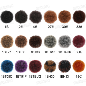 Afro Puffs <span class=keywords><strong>Chignon</strong></span> Afro Noir Naturel <span class=keywords><strong>pour</strong></span> Enfants Petit <span class=keywords><strong>Chignon</strong></span> à Cordon <span class=keywords><strong>pour</strong></span> Petites Filles <span class=keywords><strong>Postiche</strong></span> Bouclé Naturel Doux - Product Image 6