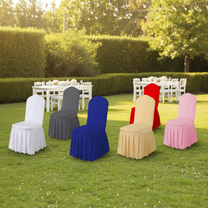 Funda de Silla de Spandex Arcoíris con Bolsillos para los Pies, Tamaño Personalizado, Elástica, Lavable a Máquina, Apariencia Elegante y Ordenada, Reutilizable para Hotel - Product Image 3