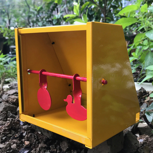 Trampa de metal para balines con reinicio automático, objetivos de acero y soporte para objetivos de papel para balines BB - Product Image 4