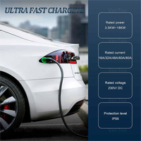 VanTon 16A 32A 48A 80A Tesla EV câble prise NACS connecteur Tesla pour chargeur de niveau 2 ou station de charge 5m cordon