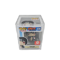Boîte de présentation en acrylique transparent personnalisé pour étui pop transparent de 4 pouces avec couvercle magnétique