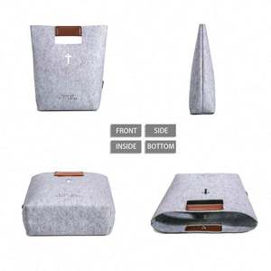 Muestra Gratuita, Bolsa de Transporte para Biblia Portátil al por Mayor, Bolsas Impermeables para Libros, Bolsa de Transporte para Biblia con Asa de PU - Product Image 5