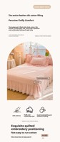 Ensemble de literie en velours de lait à motif princesse girly, ensemble de housse de couette en velours de lait imprimé épais et confortable