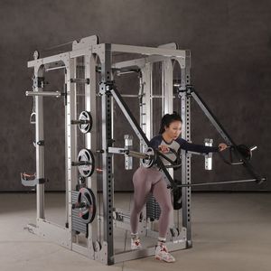 Huiti Fitness Strength Training Multi Smith <strong>Machine</strong> <strong>Squat</strong> Rack Crossover <strong>Cable</strong> Multi Function Smith <strong>Machine</strong> - Product Image 4