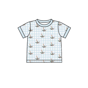T-shirt personnalisé BT1780 à imprimé tortue bleue pour bébé garçon, manches courtes, vêtements d'été pour enfant - Product Image 6