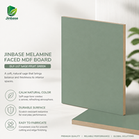 Panneau MDF décoratif écologique, imperméable et ignifuge, vert mat, pour la cuisine et la salle de bain modernes, utilisation en intérieur