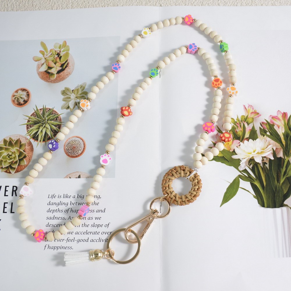 Hot Sale Bling Crystal Rhinestone Necklace Lanyard with Key Ring Image 4