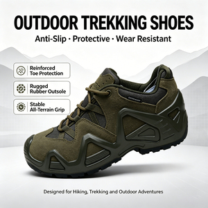 Zapatos de Montaña Antideslizantes para Hombre, Baratos, para Exteriores, Impermeables, para Escalar, Hacer Senderismo, con Suela de Goma - Product Image 5