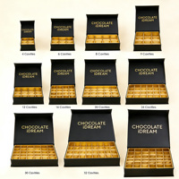 Boîtes personnalisées de luxe vides pour fraises enrobées de chocolat avec insert, en matériaux recyclés, impression 4 couleurs pour emballage cadeau de chocolat