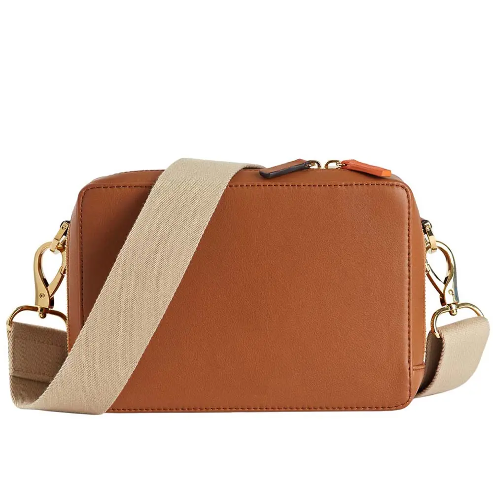 Luxury brand custom women girls shoulder bag genuine leather crossbody bag camera purse handbag