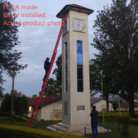 Horloge murale en métal silencieuse de 90 cm, conforme aux normes ROHS et WEEE, décoration extérieure, quartz, grande taille, fer, directement de la fabrication, livraison directe DDP