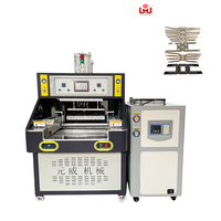 Machine de soudage à chaud à table coulissante automatique, très demandée, pour sandales en cristal thermopressées