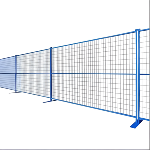 Clôture Temporaire Démontable Meilleur Prix Clôture Temporaire en Tube d'Acier Barrière Temporaire en Tuyau d'Acier - Product Image 4