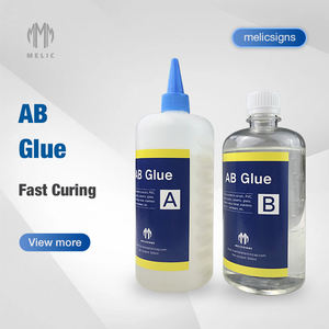 Pegamento AB de Doble Componente Transparente de Curado Rápido <span class=keywords><strong>Melic</strong></span> 500ML+500ML para Letras de Canal de Aluminio, Bobina, Tiras Laterales de Luz 3D - Product Image 5