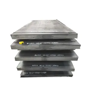 Hojas de placa de armadura balística de placa plana laminada en caliente de inventario Astm A36 acero al carbono Ms Placa de alta resistencia recubierta de acero