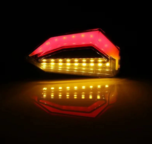 TCYATO motosiklet <span class=keywords><strong>LED</strong></span> dönüş sinyali modifikasyon aksesuarları: 12V gündüz çalışan ışık, çift renkli akan dönüş sinyali - Product Image 4