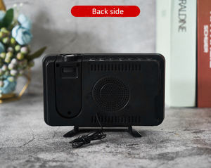 Réveil numérique <span class=keywords><strong>multifonction</strong></span> Radio <span class=keywords><strong>Horloge</strong></span> <span class=keywords><strong>projecteur</strong></span> d'heure Grand écran Affichage LED <span class=keywords><strong>Horloge</strong></span> de table <span class=keywords><strong>avec</strong></span> port de charge - Product Image 6