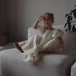 Robe de princesse <span class=keywords><strong>Lolita</strong></span> JK style palais en coton brodé et imprimé à manches bouffantes pour filles, collection été 2026, pour enfants de 3 à 8 ans - Product Image 3