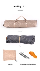 <span class=keywords><strong>Tente</strong></span> pliante automatique robuste et portable en Oxford, imperméable quatre saisons, pour 3-4 personnes, idéale pour le camping, les pique-niques et les activités familiales en extérieur - Product Image 5